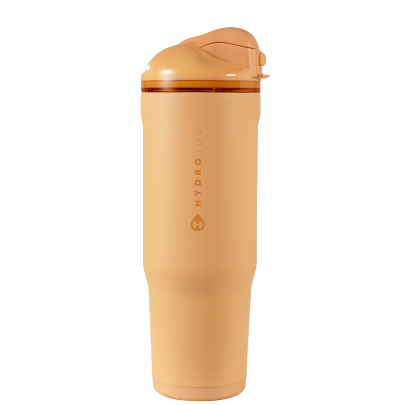 Ease2o 32oz | Compact Water Bottle with Straw &amp; Chug Spout – Marigold
